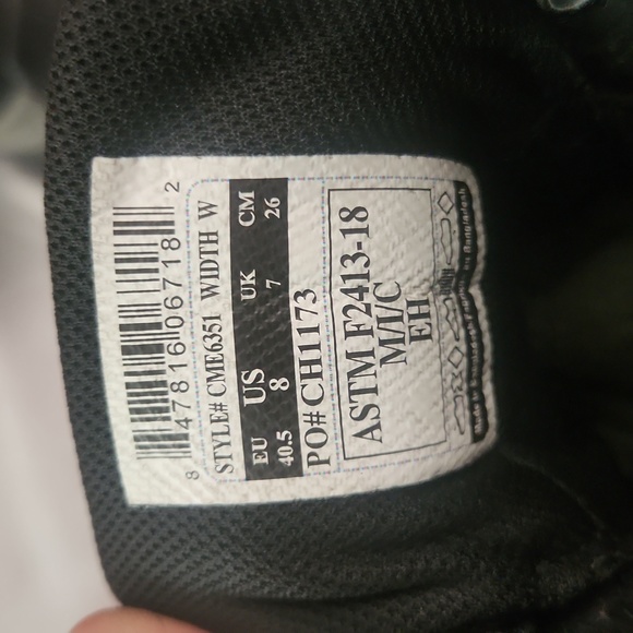 Carhartt Ground Force Mens 6" Work Boots - Picture 7 of 7